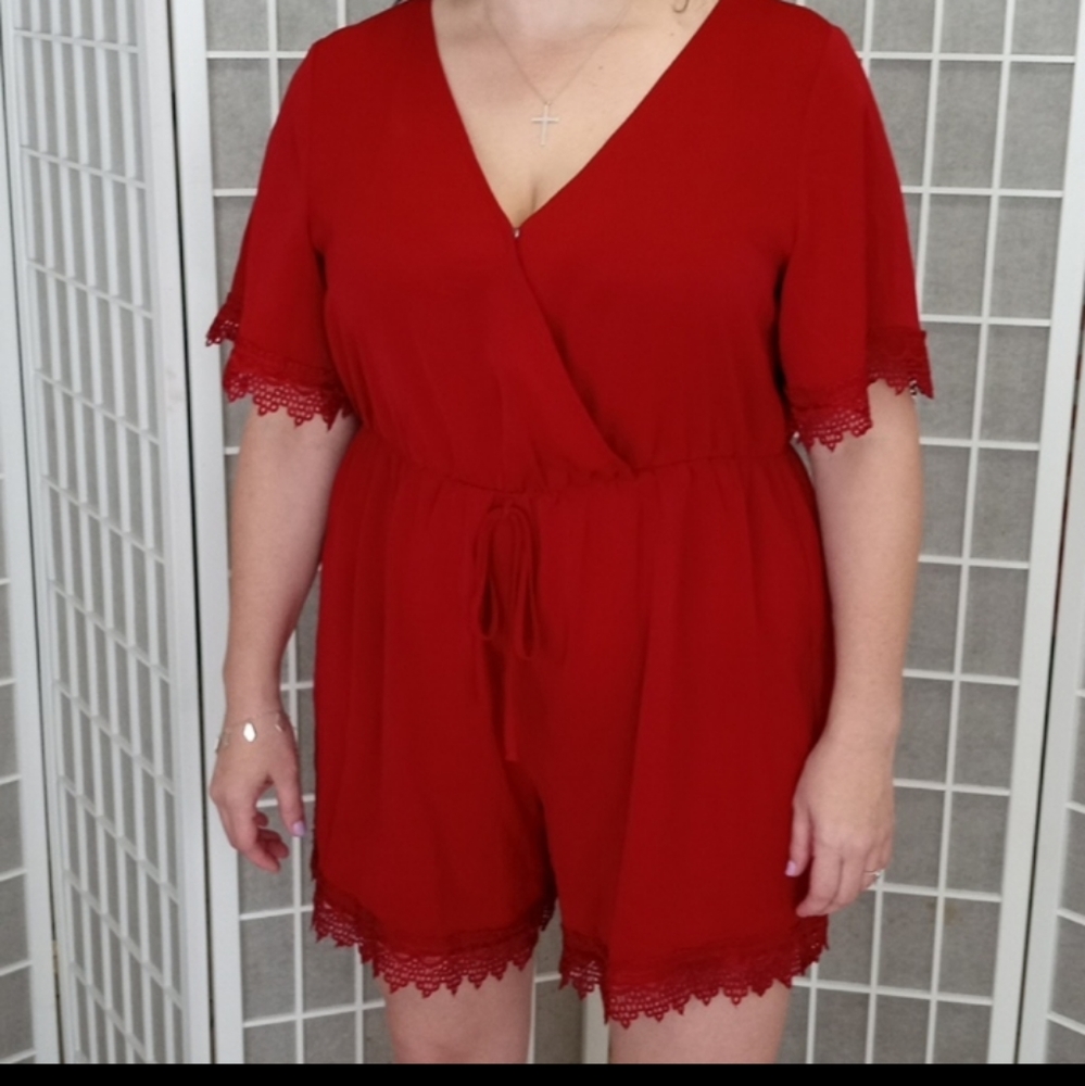 Red Romper - Picture 6 of 6